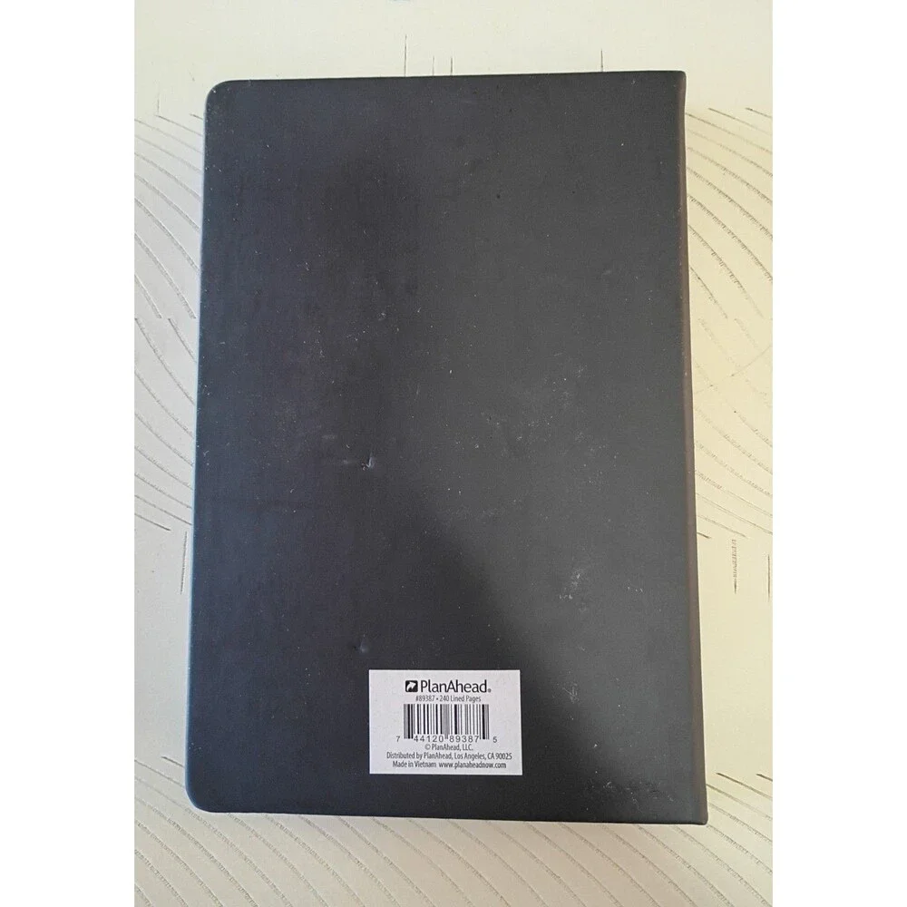 PlanAhead Bee Kind Faux Leather Hardcover Lined Journal Notebook
